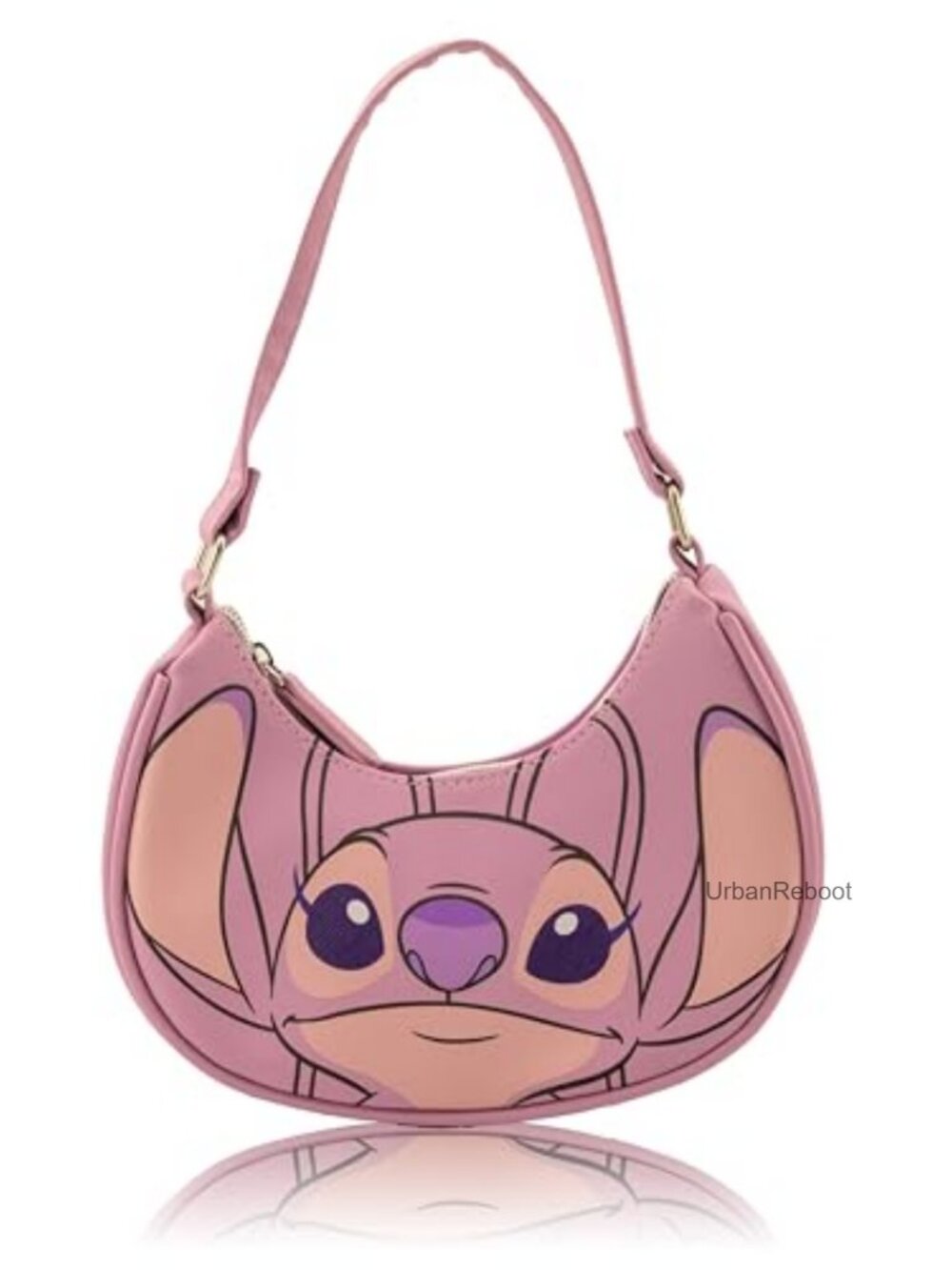 Disney Angel Lilo and Stitch Hobo Handbag Girls PU Leather Crossbody Mini Bag
